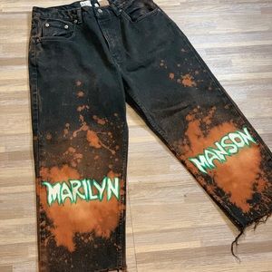 Custom grunge denim